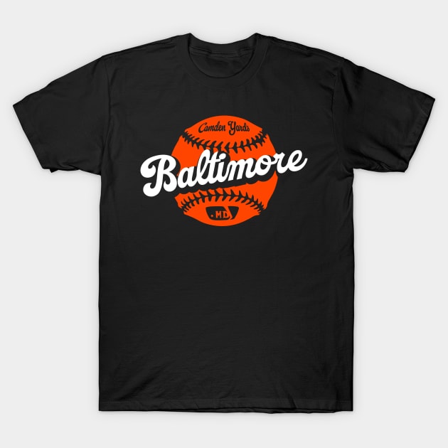 Baltimore Baseball T-Shirt by Throwzack